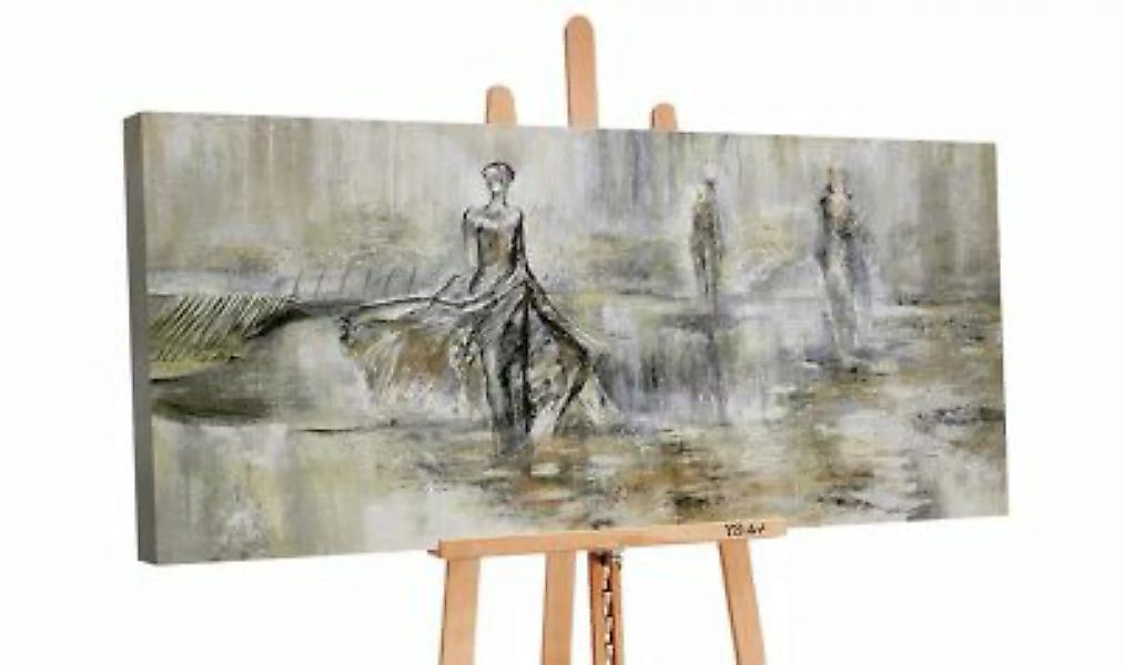 YS-Art™ Gemälde YS-Art Bild auf Keilrahmen „Modenschau“ einer Frau als Abbi günstig online kaufen