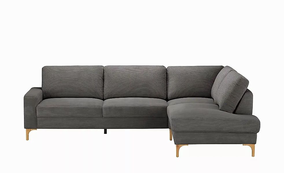 Gray & Jones Cord-Sofa  Capa ¦ grau ¦ Maße (cm): B: 276 H: 86 T: 200.0 Pols günstig online kaufen