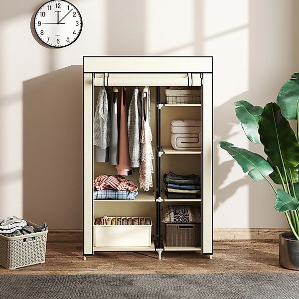 BlingBin Stoffschrank Stoffschrank, Kleiderschrank mit Kleiderstangen, günstig online kaufen
