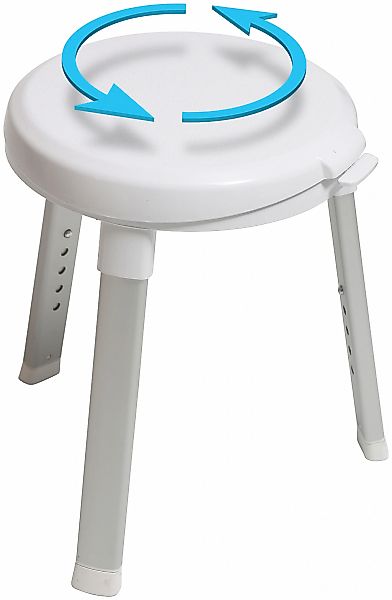 Bischof Dusch- und Badhocker "Rotate" belastbar bis 150 kg TÜV/GS geprüft, günstig online kaufen