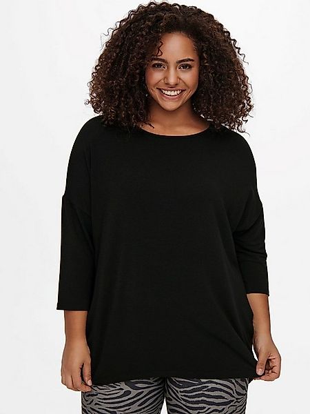 ONLY CARMAKOMA T-Shirt Curvy 3/4 Arm Plus Size Longsleeve Dünn CARLAMOUR (1 günstig online kaufen