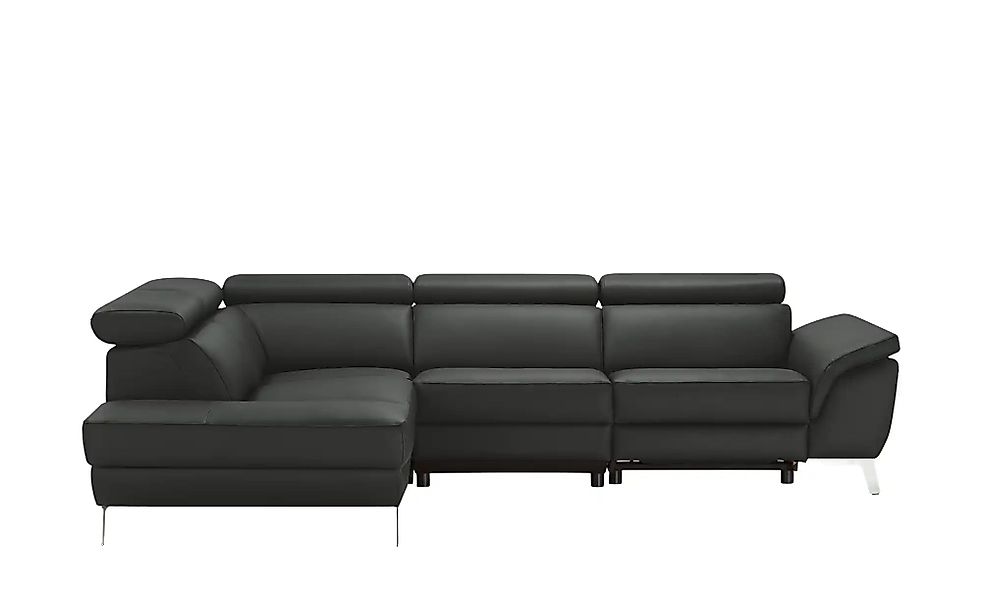 uno Ecksofa Leder  Dallas ¦ schwarz ¦ Maße (cm): B: 283 H: 74 T: 228 Polste günstig online kaufen