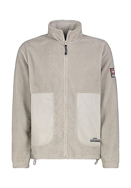 Eight2Nine Fleecejacke Herren Teddyfleecejacke mit Brusttasche und Stehkr F günstig online kaufen