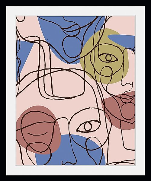 queence Bild »Sarah«, Abstrakt-Gesicht-Figuren-Frau-Gemälde, (1 St.), HD Pr günstig online kaufen