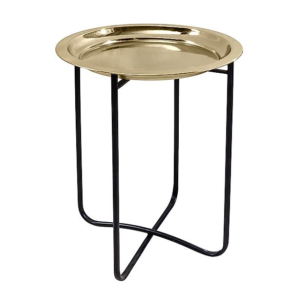 riess-ambiente Beistelltisch CASABLANCA 50cm messing gold günstig online kaufen