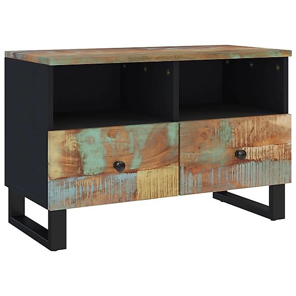 VidaXL TV-Schrank 70x33x46 cm Altholz Massiv günstig online kaufen