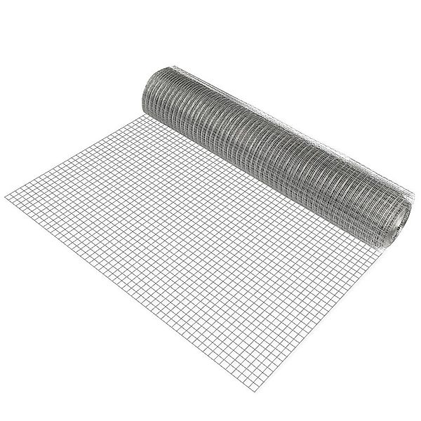 pro.tec Gartenzaun, Drahtgitter 1x25m Schweißgitter Volierendraht günstig online kaufen
