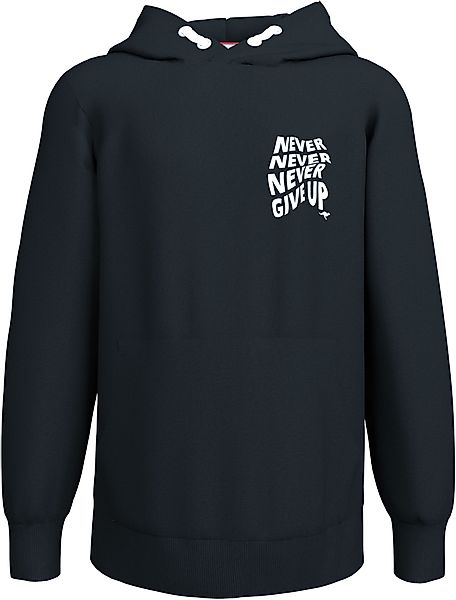 KangaROOS Kapuzensweatshirt NEVER GIVE UP Sweatshirt günstig online kaufen