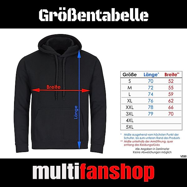 multifanshop Kapuzensweatshirt Berlin blau - Meine günstig online kaufen
