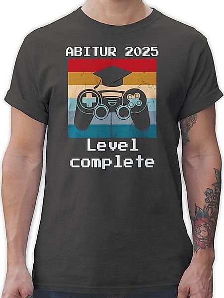 Shirtracer T-Shirt Abitur 2025 Level Complete Vintage Abitur & Abschluss 20 günstig online kaufen