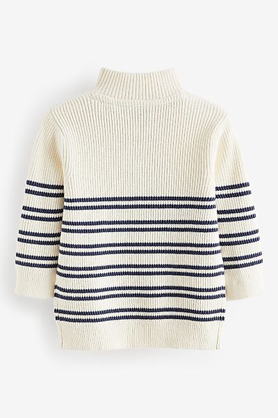 Next Troyer Strickpullover mit Reißverschlusskragen (1-tlg) günstig online kaufen