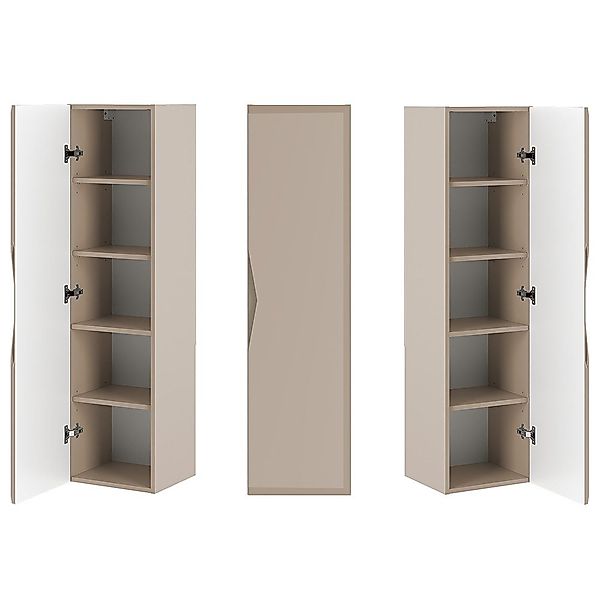 Lomadox Hochschrank DORIDA-140 Badezimmerschrank Highboard Gäste günstig online kaufen