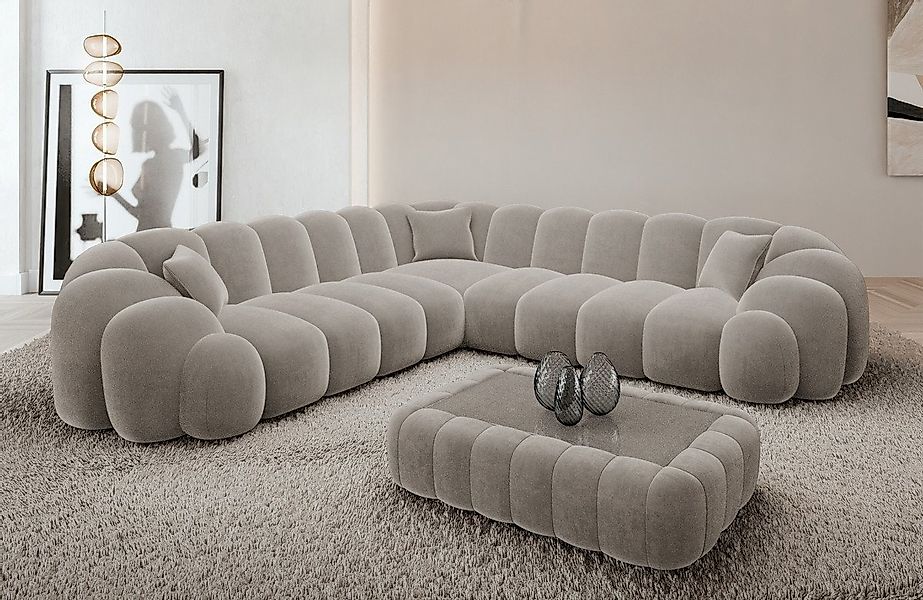 Sofa Dreams Ecksofa Rajada L Form Couch, 4-Sitzer, Design, Eckcouch, Stoffb günstig online kaufen
