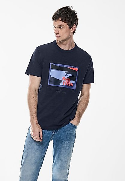 STREET ONE MEN T-Shirt, aus reiner Baumwolle günstig online kaufen