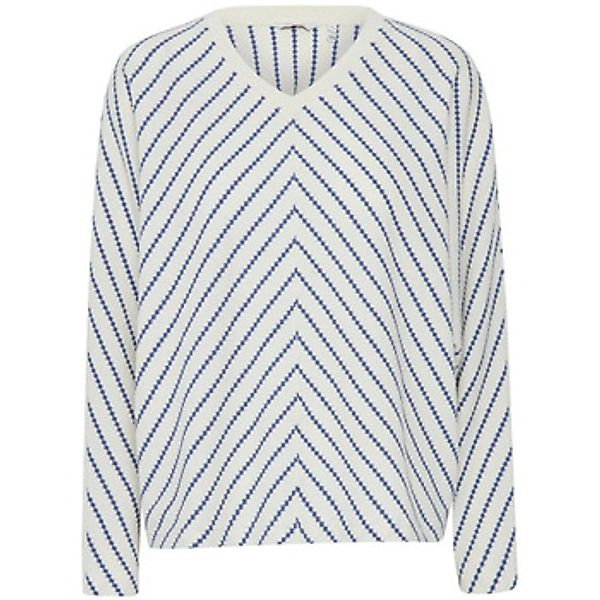 B.young  Pullover Pull col V à rayures femme  Byruni Sweat 2 günstig online kaufen
