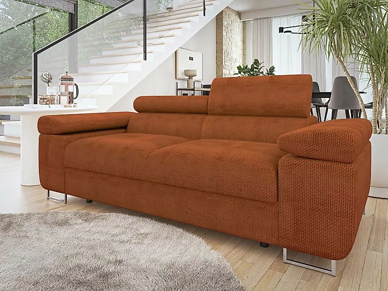 MIRJAN24 Sofa Torezio 2, Einstellbare Kopfstützen, 198x102x70-90 cm günstig online kaufen