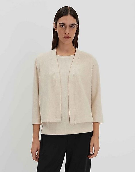 someday Sweatjacke UMARIEL Regular mit feiner Rippstruktur Sweatware günstig online kaufen