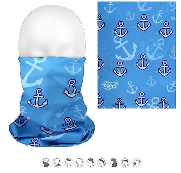 Goodman Design Multifunktionstuch Loop Anker, Maritime Frische in Blau viel günstig online kaufen