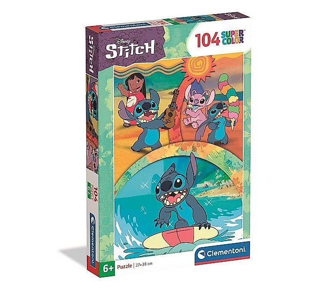 Disney Lernspielzeug Disney Lilo und Stitch 104-teiliges Clementoni Puzzle günstig online kaufen