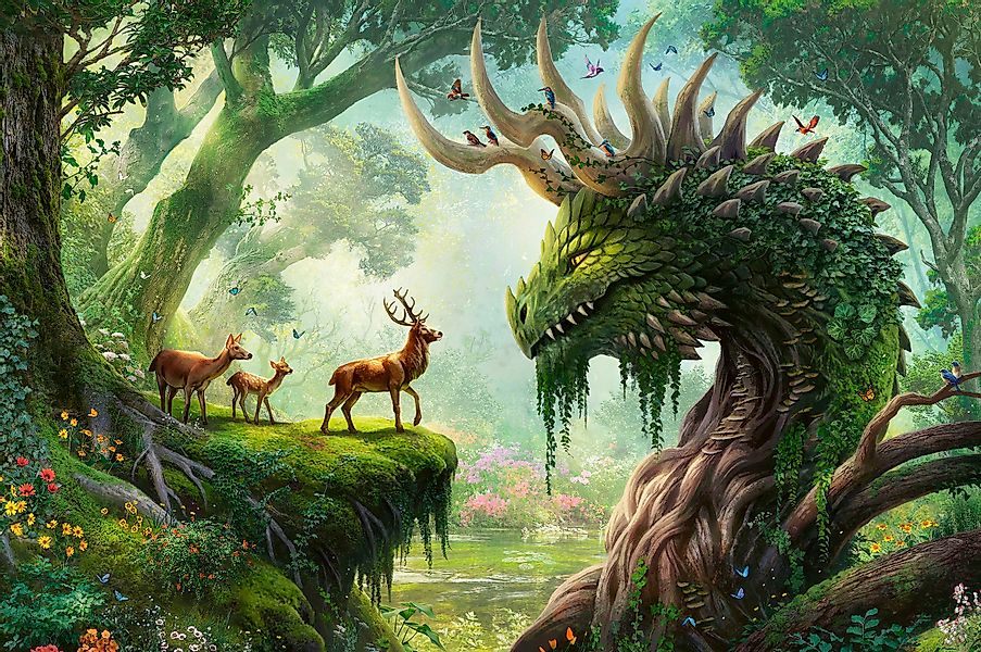 Ravensburger Puzzle Der Walddrache erwacht, 3000 günstig online kaufen