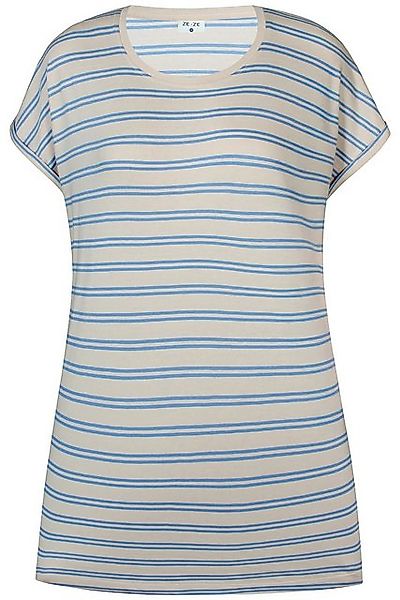 ZE-ZE Nordic T-Shirt T-Shirt Leah gestreift beige/blau günstig online kaufen
