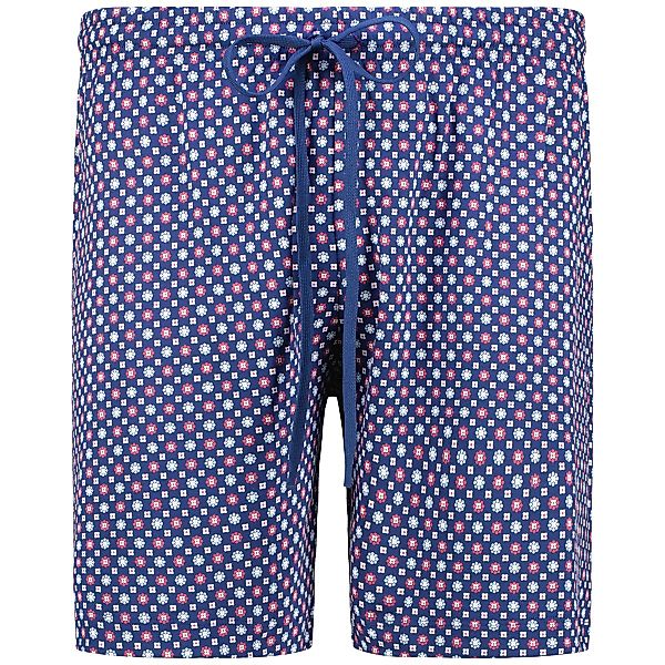 Mey Kurze Pyjamahose aus Baumwolle Farbe blau Größe: 4XL günstig online kaufen