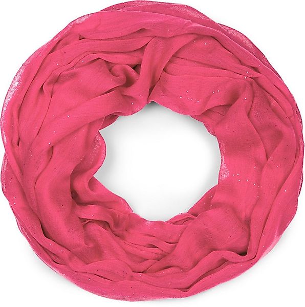 styleBREAKER Loop Loop mit Glitzer unifarben, (1-St) günstig online kaufen