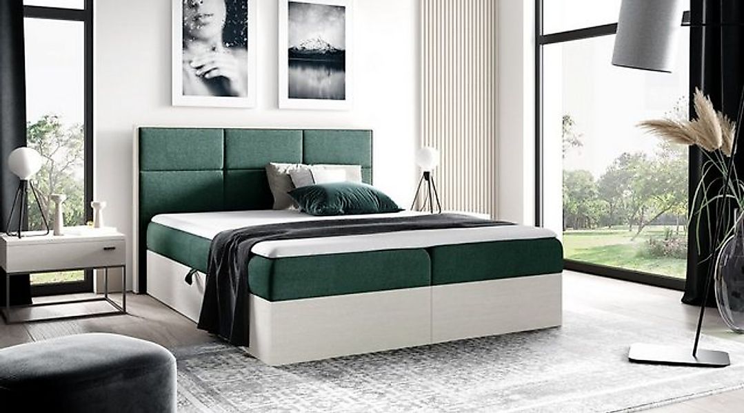Luxusbetten24 Holzbett Designer Holzbett Linori, mit Stauraum günstig online kaufen