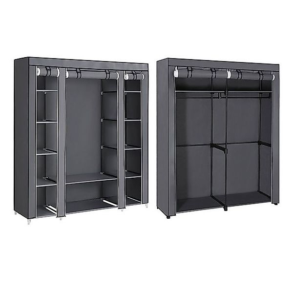 SONGMICS Kleiderschrank 2 Set, Stoffschrank Set, Kleiderschrank Set günstig online kaufen