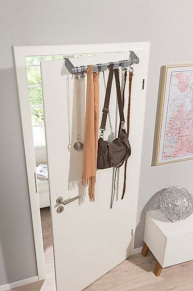 Ruco Türregal, Set 2-tlg., Aluminium/Kunststoff, mit 6 Haken günstig online kaufen