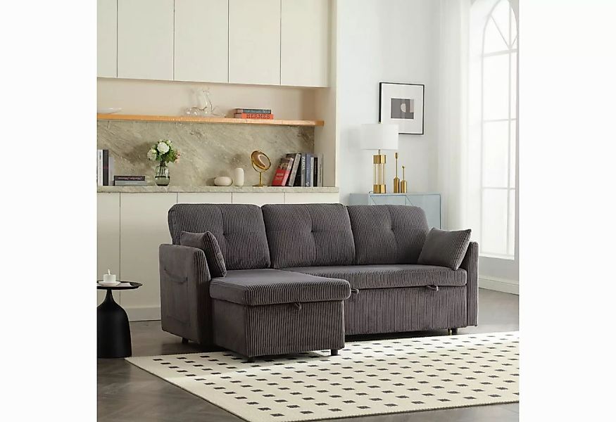 REDOM Sofa Modulares Ecksofa modulares Sofa Sofabett, Multifunktionales Sof günstig online kaufen