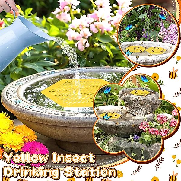 RWEUOQ Trinkbrunnen Wasserspender Trinkbrunnen Bienentränke BienenWassersta günstig online kaufen