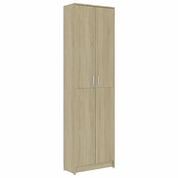 furnicato Kleiderschrank Garderobenschrank Sonoma-Eiche 55x25x189 cm Holzwe günstig online kaufen