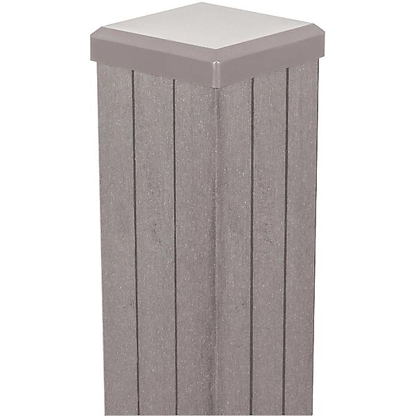 GroJa Fertigzaun-Pfosten zum Einbetonieren 7 cm x 7 cm x 300 cm Bi-Color Sa günstig online kaufen