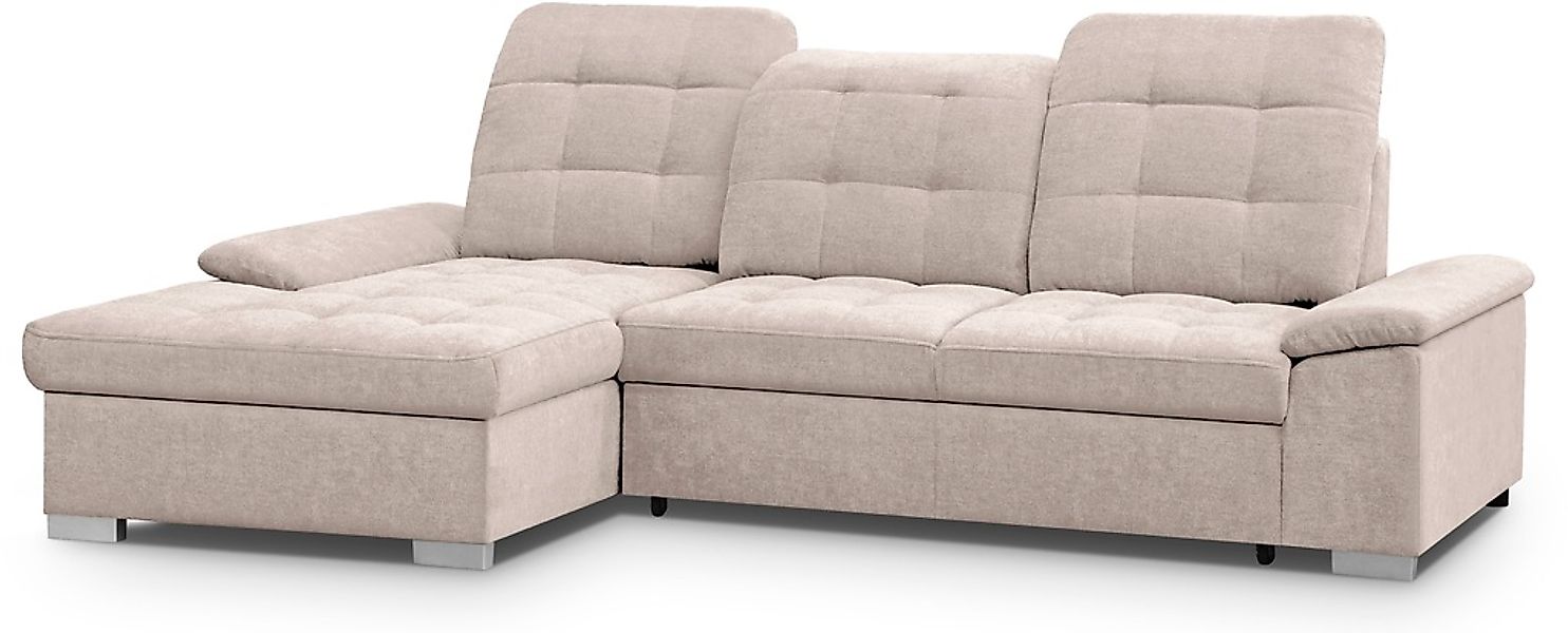 WERK2 Ecksofa Carmen, Sofa, Eckcouch mit Schlaffunktion, Bettkasten und Sit günstig online kaufen