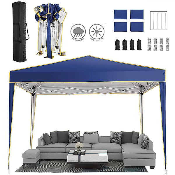 Tooluck Faltpavillon Pavillon 3x3 Wasserdicht Stabil günstig online kaufen