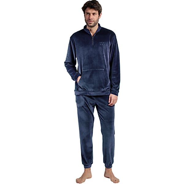 Admas  Pyjamas/ Nachthemden Pyjama Hose Sweatshirt Stehkragen mit Reißversc günstig online kaufen