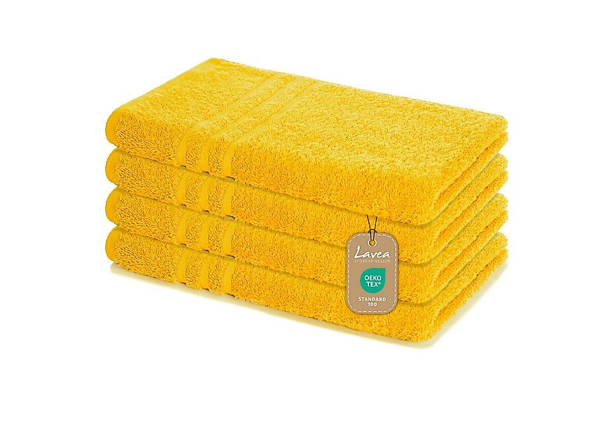 Lavea Handtuch Set Frottierserie Elena, Handtuch - 100% Baumwolle (Set, 4-S günstig online kaufen