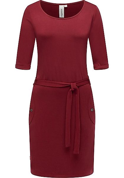 Ragwear Jerseykleid Kenisha Elastisches Midikleid mit Taillengürtel günstig online kaufen