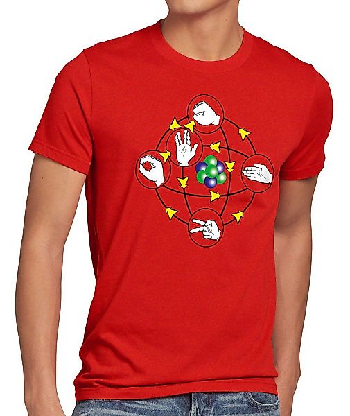 style3 T-Shirt Stein Papier Echse Spock günstig online kaufen