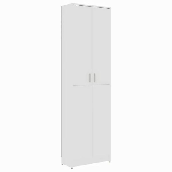 furnicato Kleiderschrank Garderobenschrank Weiß 55x25x189 cm Holzwerkstoff günstig online kaufen