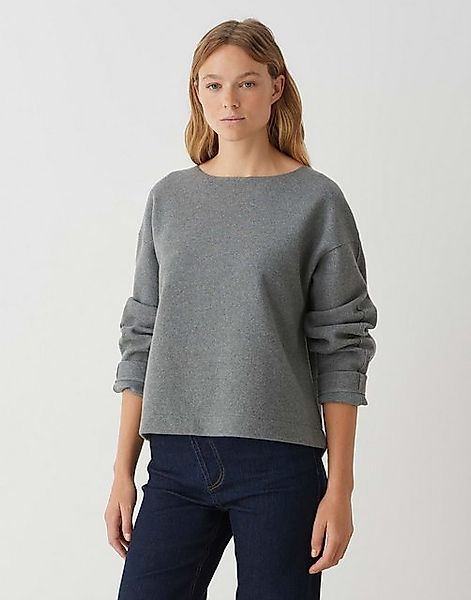 OPUS Sweater Gudila gerader Schnitt leicht verkürzt geschnitten Sweatware günstig online kaufen