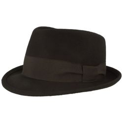 Breiter Filzhut Dezenter Trilby mit Rips-Garnitur günstig online kaufen