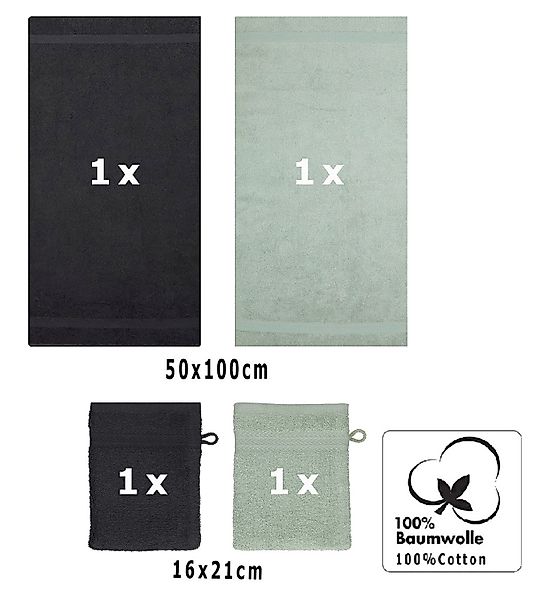 Betz Handtuch Set 4 tlg. Handtuch günstig online kaufen