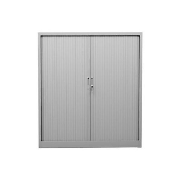 PROREGAL Rollladenschrank Weasel 3 Ordernhöhen HxBxT 135 x 120 x 46 cm Grau günstig online kaufen