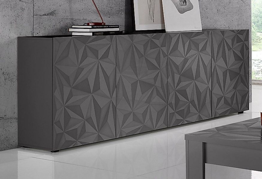 Home affaire Sideboard Prisma Breite 241, Kommode 4 Türen, Anrichte, Front günstig online kaufen