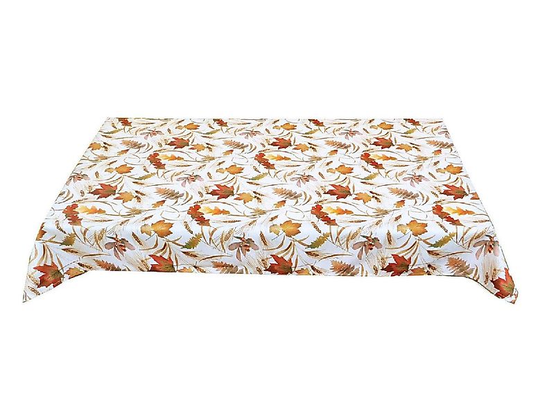 Tischdecke SAISON Herbstlaub Blätter Tischdecke Leinenoptik Indian Summer, günstig online kaufen