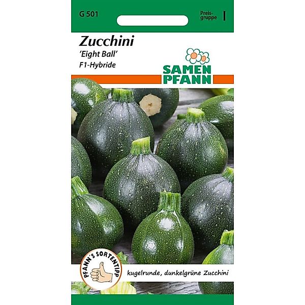 SAMEN PFANN Zucchini Eight Ball F1 günstig online kaufen