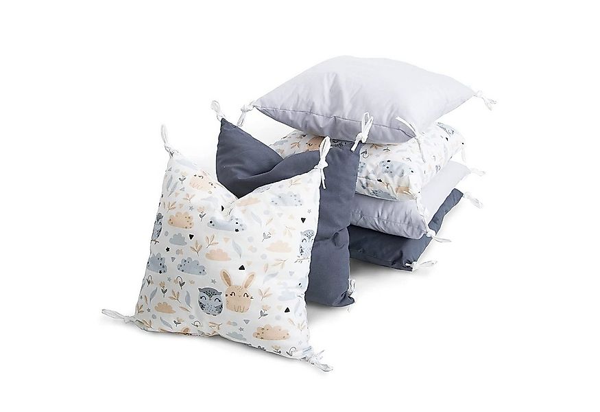 Amilian Bettnestchen 210 cm (6 Polster ca. 35 x 35 cm) Bettumrandung - Umra günstig online kaufen