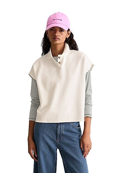 Marc O'Polo DENIM Poloshirt ärmellos wide aus Organic Cotton günstig online kaufen